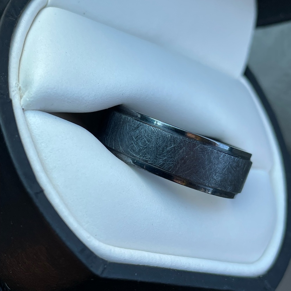 Men’s Titanium ring. Size 8 or 9. Worn maybe a month